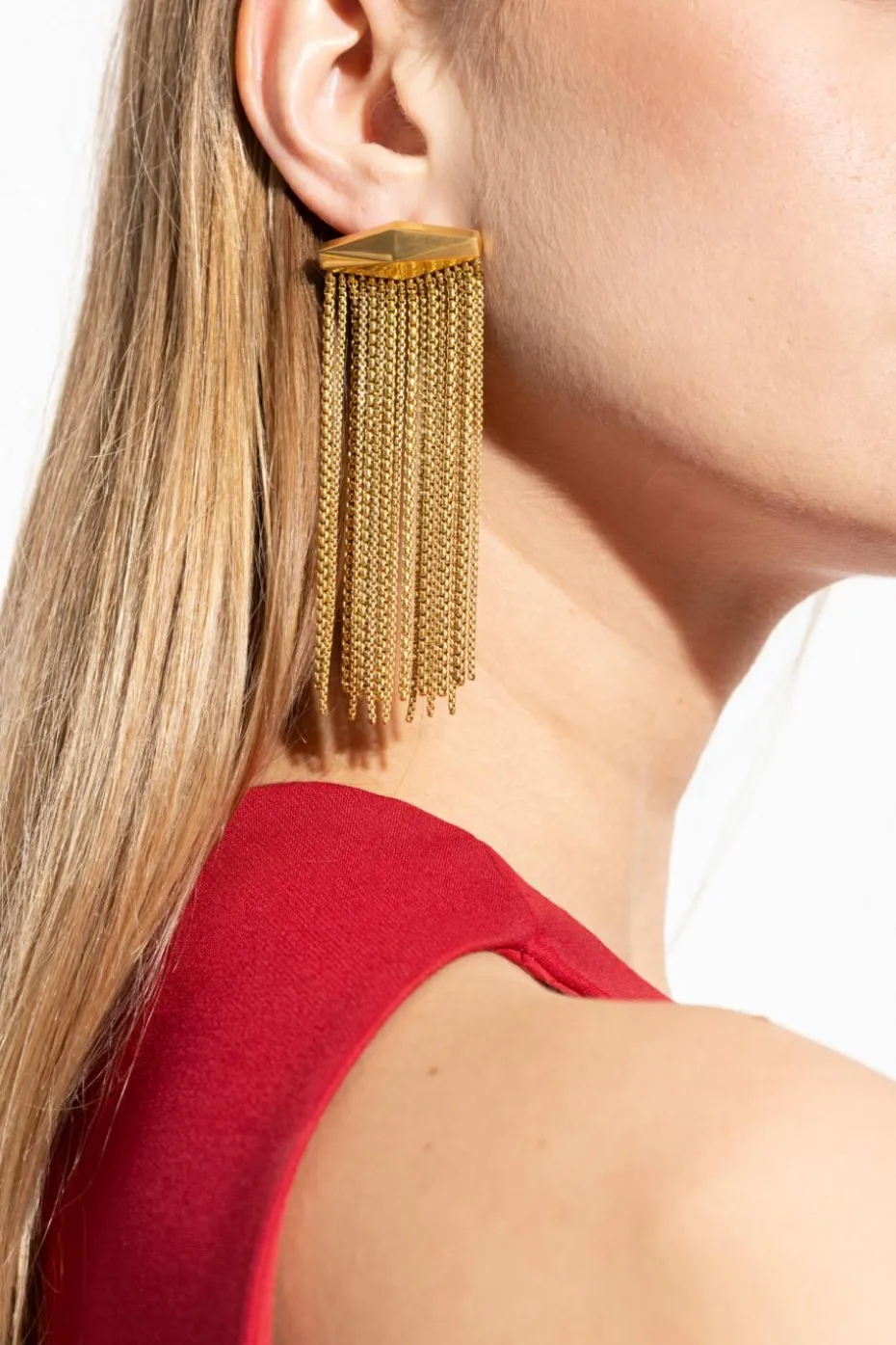 Jimmy Choo GOLD Brass earrings
