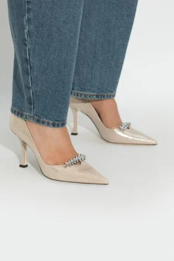 Jimmy Choo GOLD Heeled shoes "Belinda"