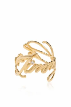 Jimmy Choo GOLD Ring with logo