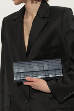 Jimmy Choo GREY Clutch bag "Sweetie"