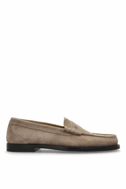 Jimmy Choo GREY "Ethan" suede loafers
