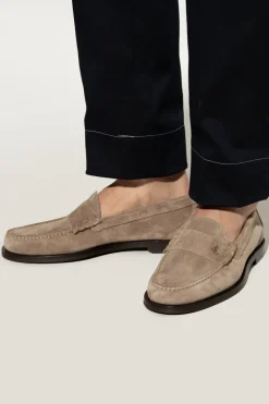 Jimmy Choo GREY "Ethan" suede loafers