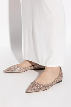 Jimmy Choo PINK Ballet flats "Love"