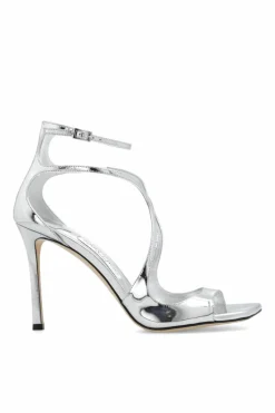 Jimmy Choo SILVER ‘Azia’ heeled sandals