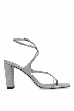 Jimmy Choo SILVER Azie high-heeled sandals