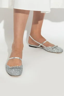 Jimmy Choo SILVER "Belinda" shoes