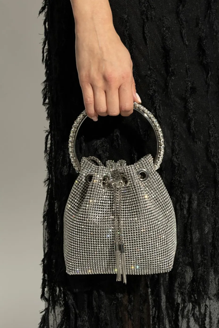 Jimmy Choo SILVER ‘Bon Bon’ Bag