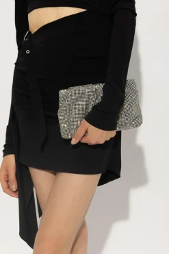 Jimmy Choo SILVER ‘Bonny’ clutch