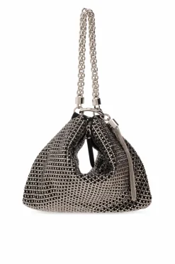 Jimmy Choo SILVER 'Callie' hand bag