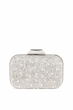 Jimmy Choo SILVER ‘Cloud’ Clutch