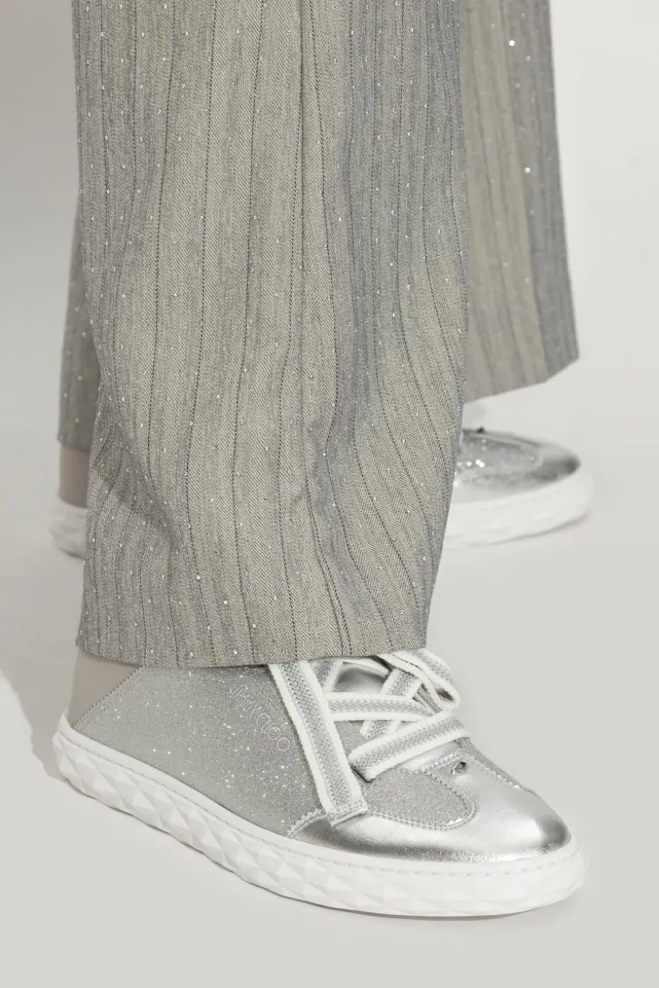 Jimmy Choo SILVER Diamond sneakers