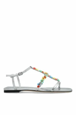 Jimmy Choo SILVER Gwyn sandals