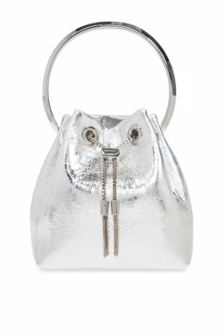 Jimmy Choo SILVER Handbag `Bon Bon`