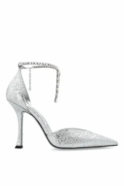 Jimmy Choo SILVER Heeled shoes "Stwvie"