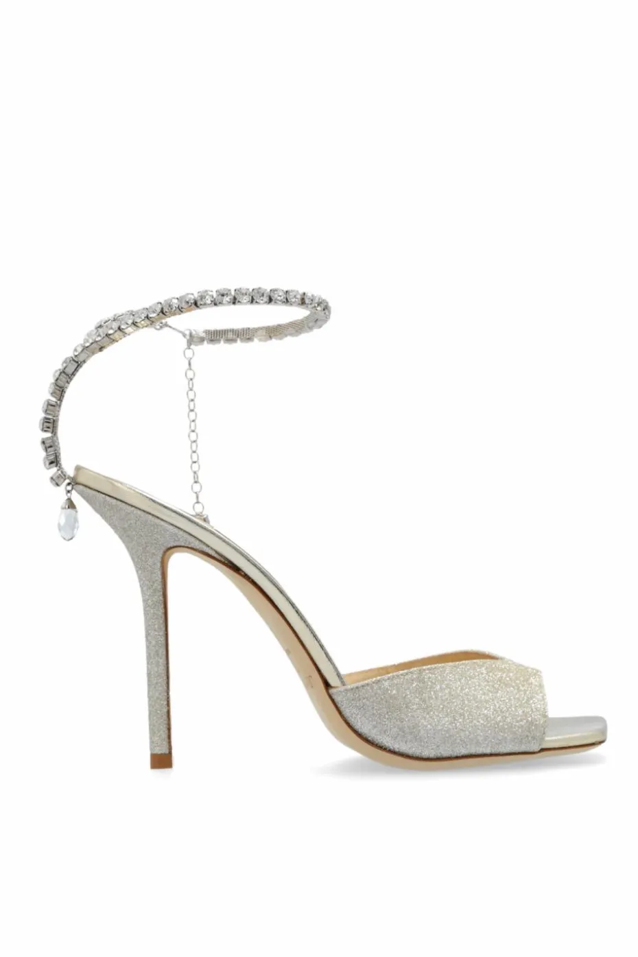 Jimmy Choo SILVER High-heeled sandals 'Saeda'