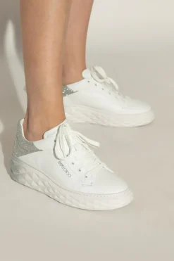 Jimmy Choo WHITE Diamond sneakers