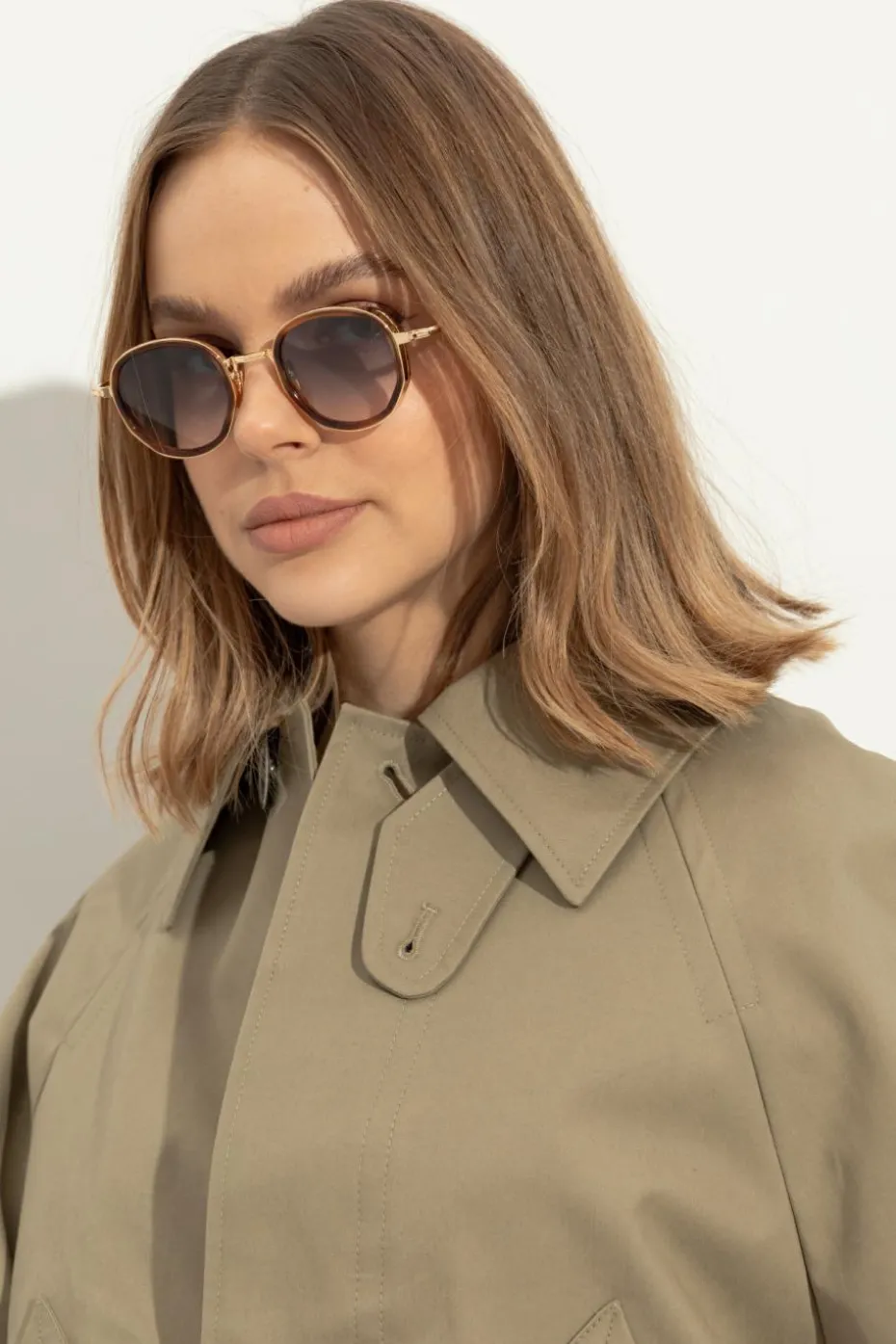 John Dalia GOLD ‘Gina’ sunglasses