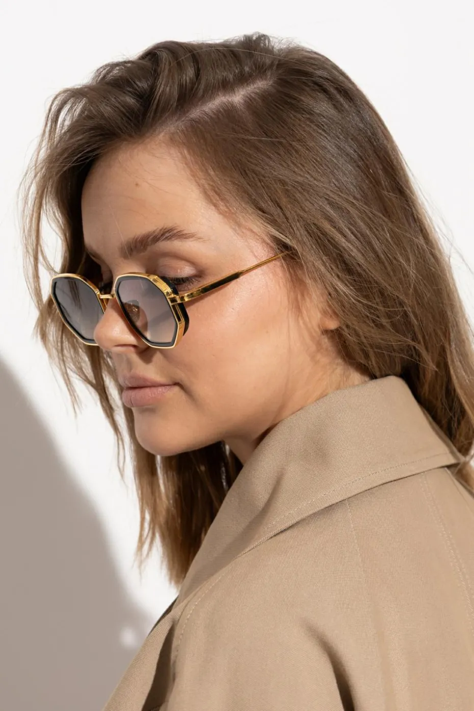 John Dalia GOLD Keaton sunglasses