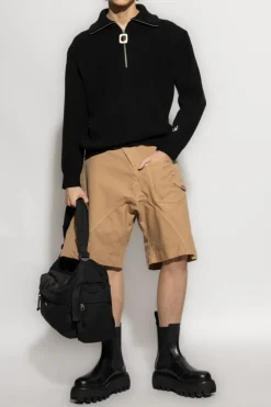 JW Anderson BLACK Ribbed Sweater