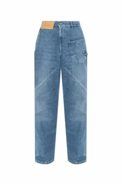 JW Anderson BLUE Jeans with logo