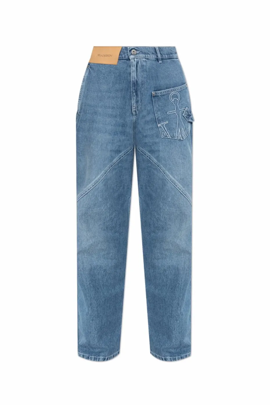 JW Anderson BLUE Jeans with logo