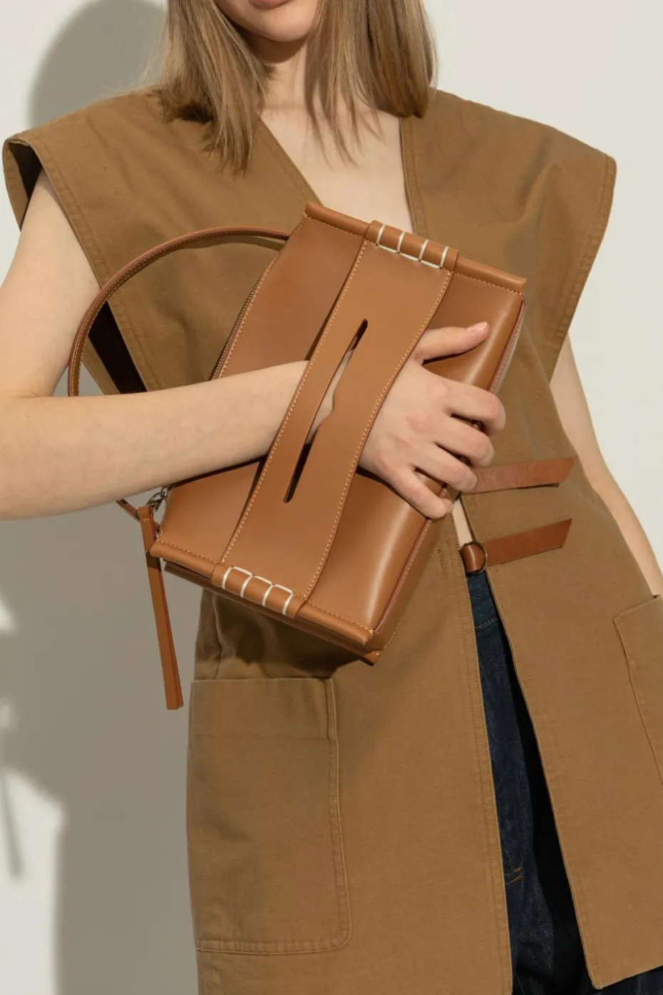 JW Anderson BROWN Handbag Loafer