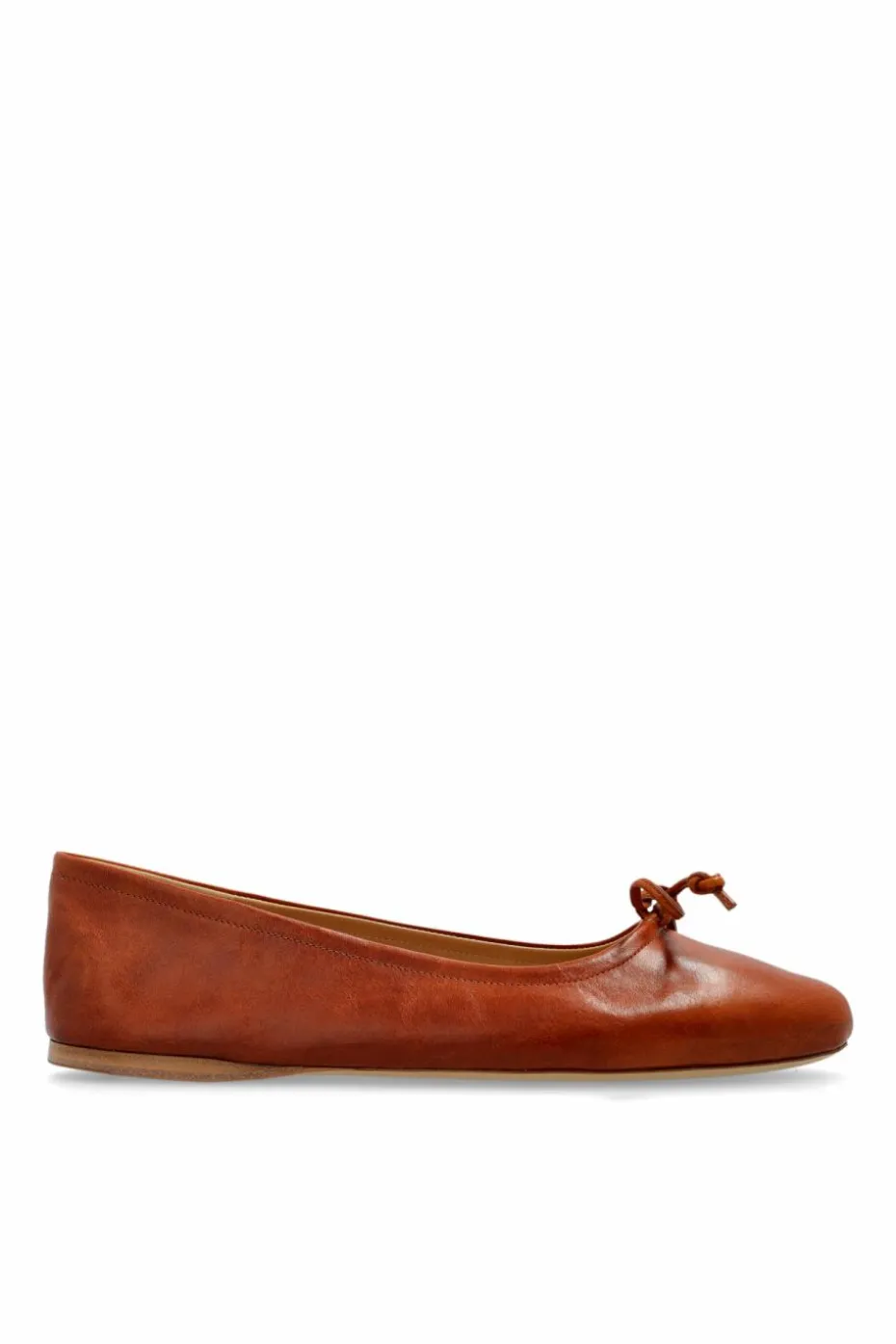 JW Anderson BROWN Leather Ballet Flats