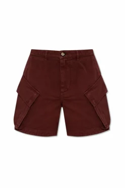 JW Anderson BURGUNDY Denim shorts