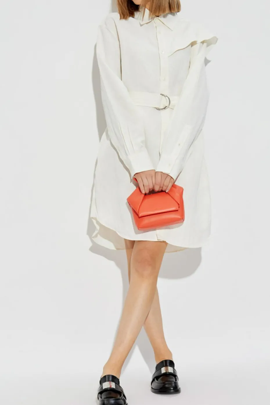 JW Anderson cream Dress with belt