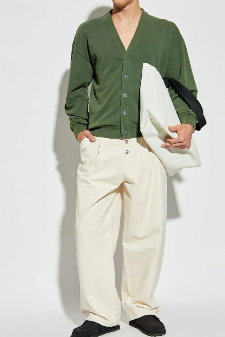 JW Anderson GREEN Cotton cardigan