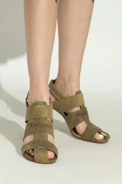 JW Anderson GREEN Heeled sandals
