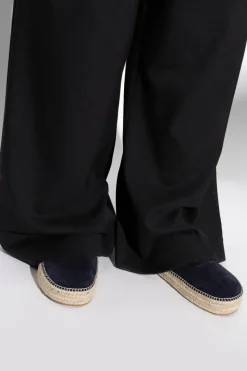 JW Anderson NAVY BLUE Leather boots