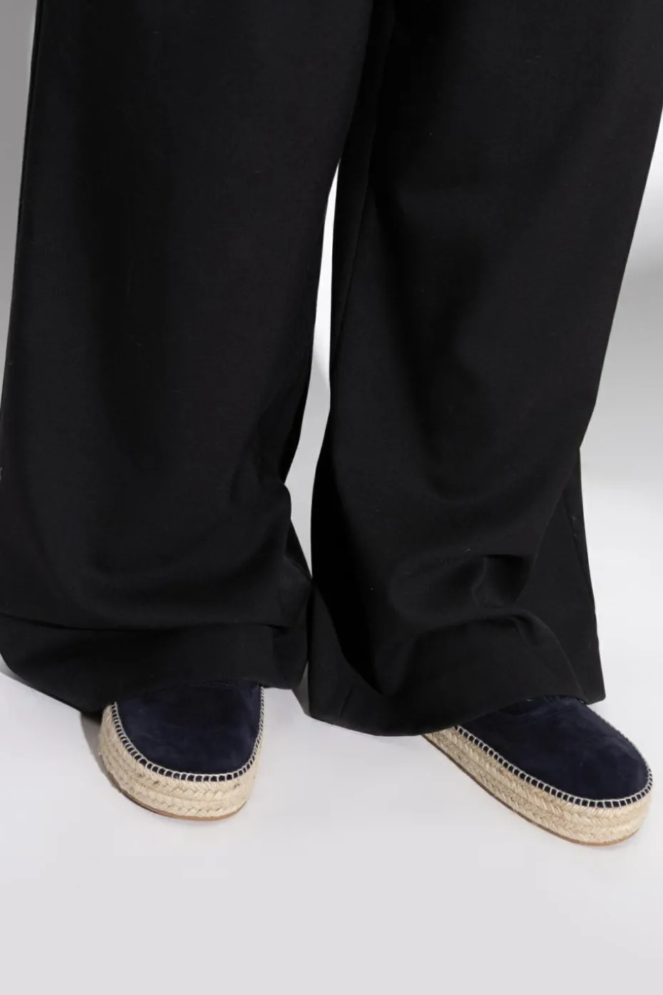 JW Anderson NAVY BLUE Leather boots