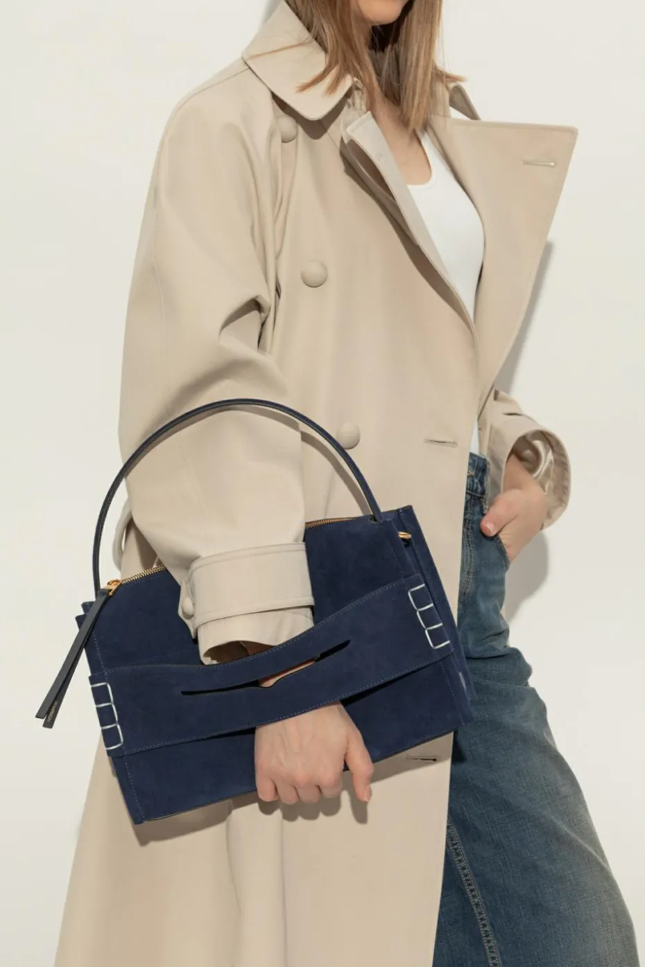 JW Anderson NAVY BLUE Shoulder bag Loafer Medium