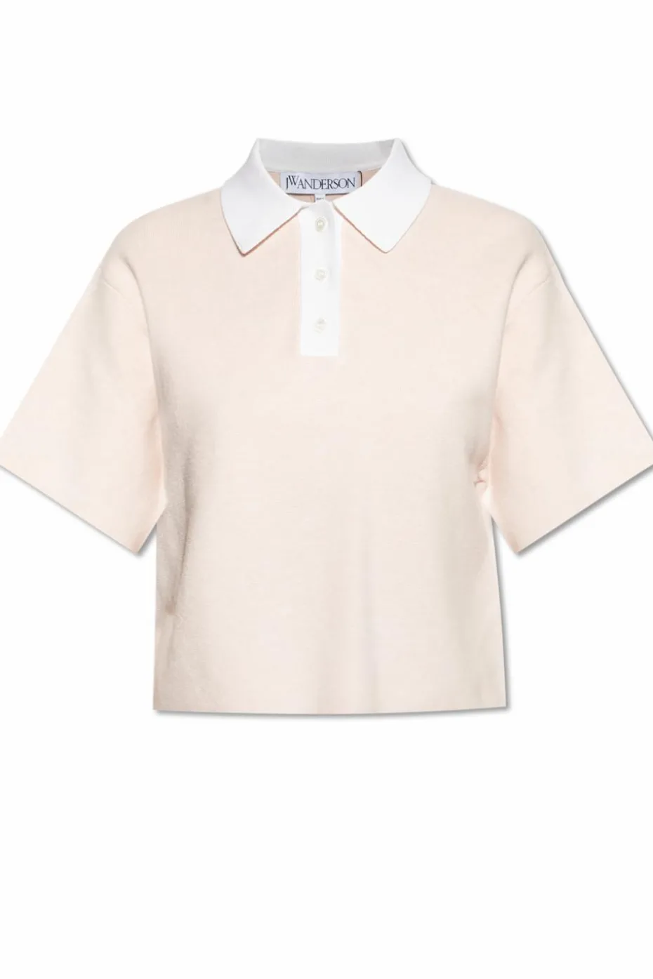 JW Anderson PINK Polo with cashmere finish