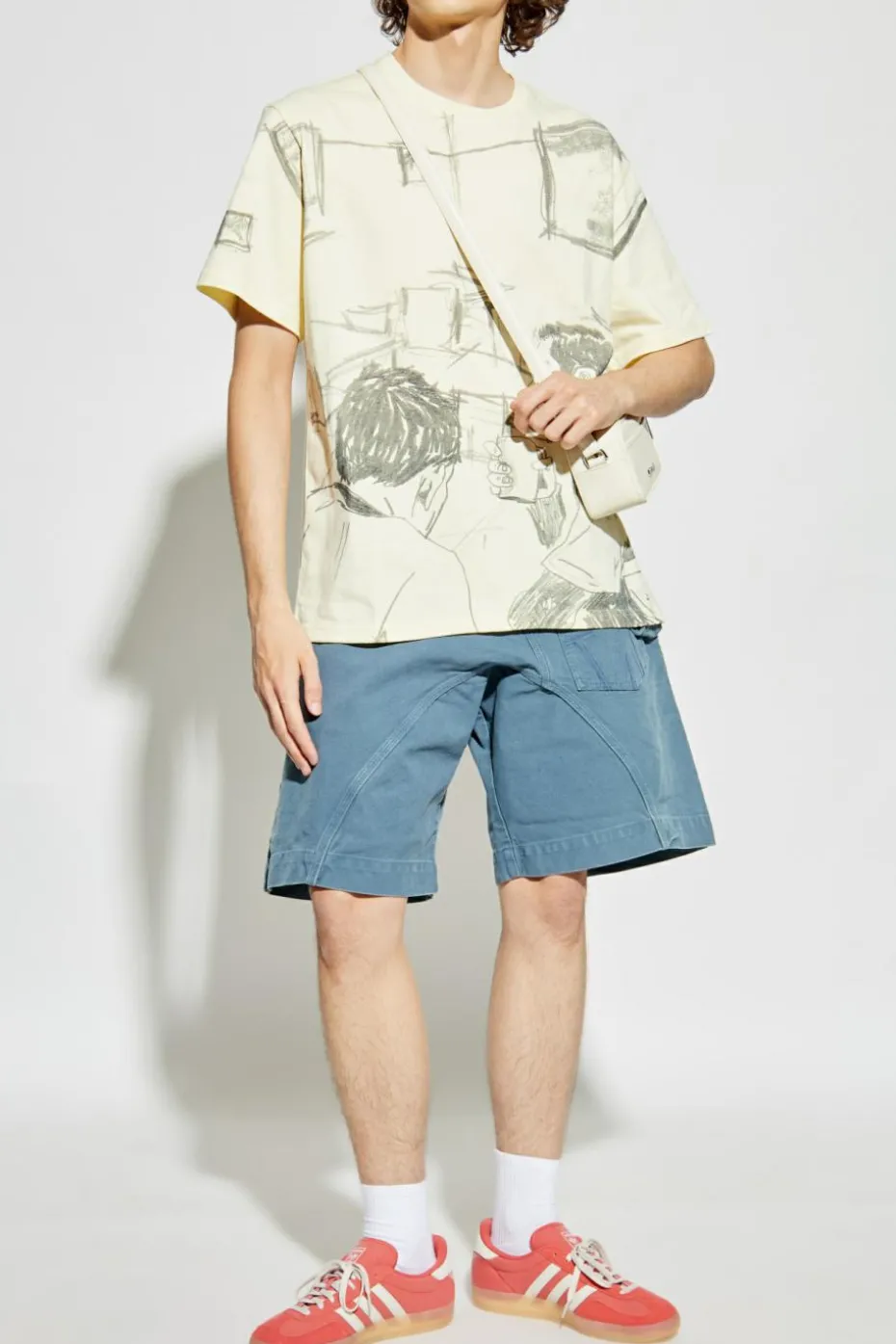 JW Anderson YELLOW Printed T-shirt