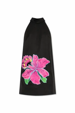 Kate Spade BLACK Floral Motif Dress