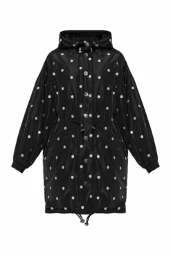 Kate Spade BLACK Hooded jacket