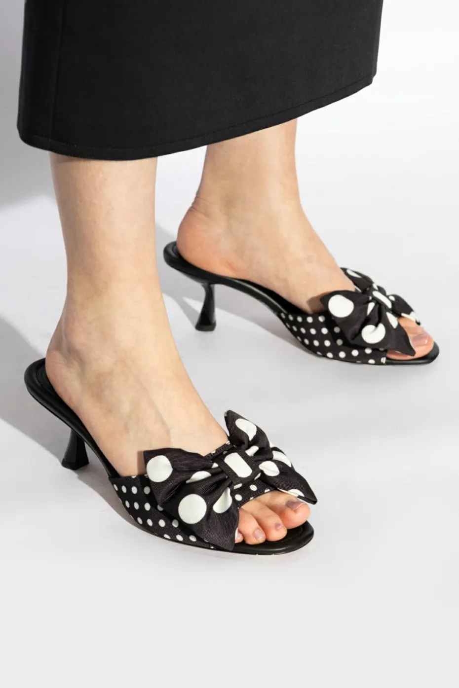 Kate Spade BLACK Rue heeled mules
