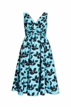 Kate Spade BLUE Floral Pattern Dress