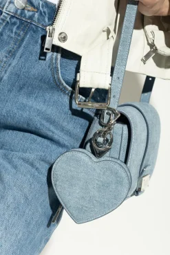 Kate Spade BLUE Heart-shaped pouch