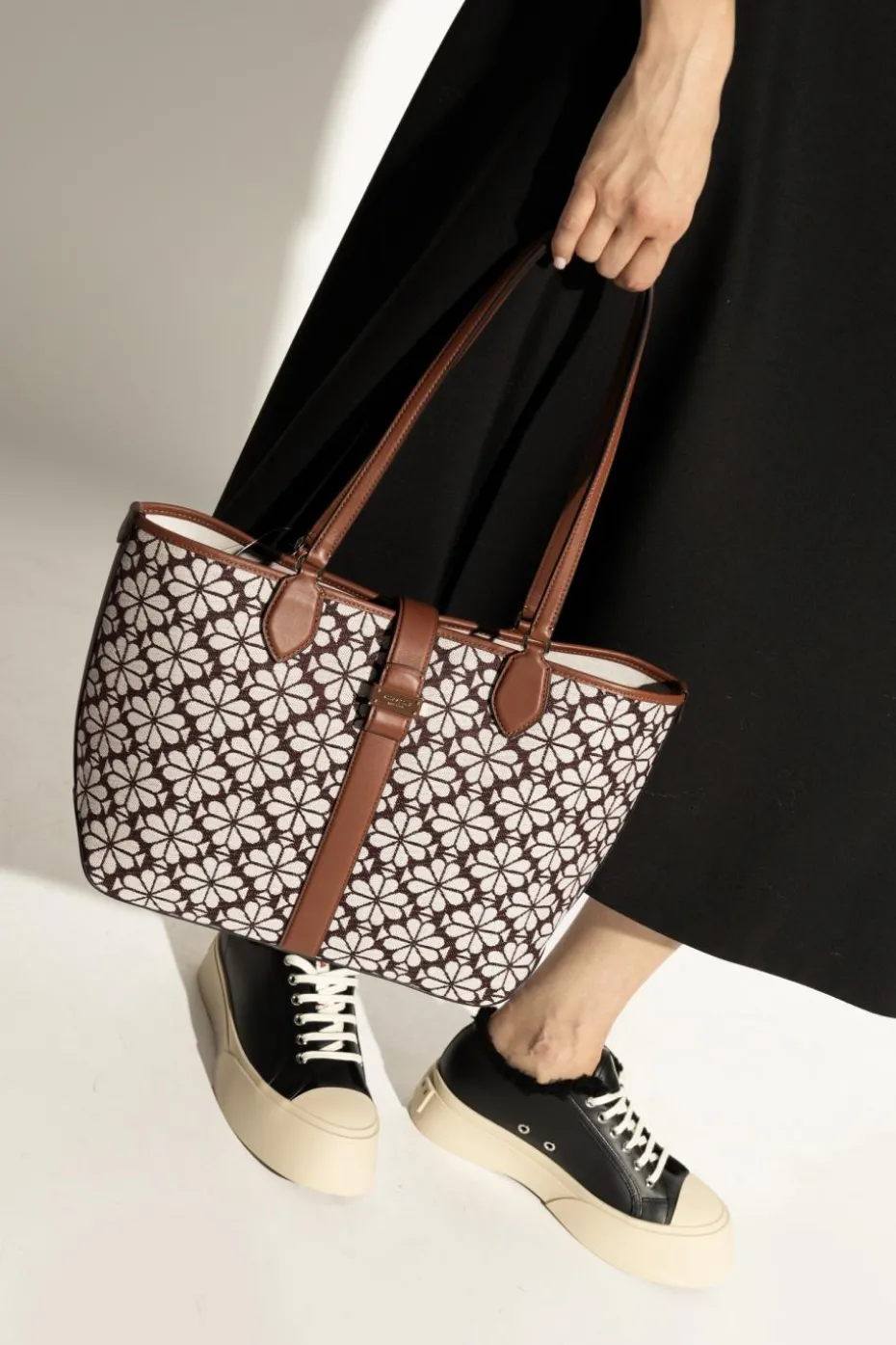 Kate Spade BURGUNDY Bag Spade Flower type shopper