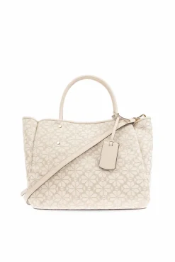Kate Spade cream Shopper bag "Flower"