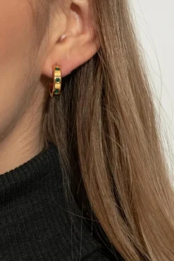Kate Spade GOLD Earrings with Shimmering Crystals