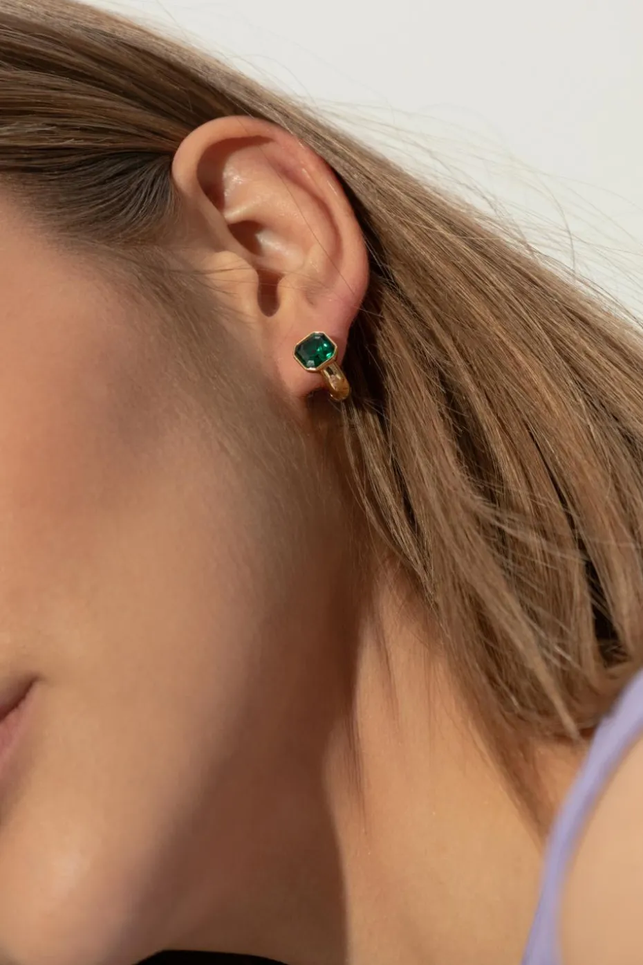 Kate Spade GOLD Earrings with shimmering crystal