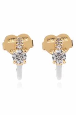 Kate Spade GOLD Earrings with shimmering crystals