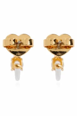 Kate Spade GOLD Earrings with shimmering crystals