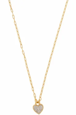 Kate Spade GOLD Heart-shaped pendant necklace