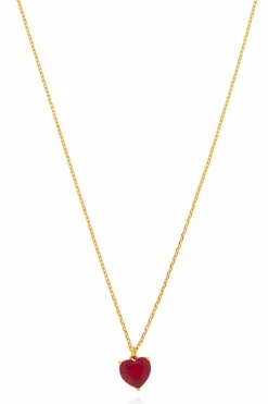 Kate Spade GOLD Heart-shaped pendant necklace