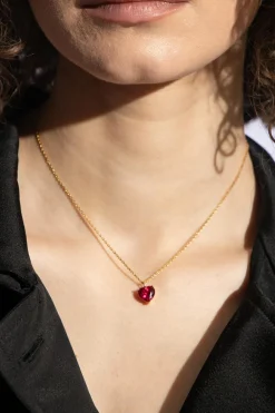 Kate Spade GOLD Heart-shaped pendant necklace